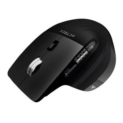 [KNM181992] Mouse inalámbrico vertical profesional virtuos pro mi780 acteck scroll horizontal ultra fast de acero -
