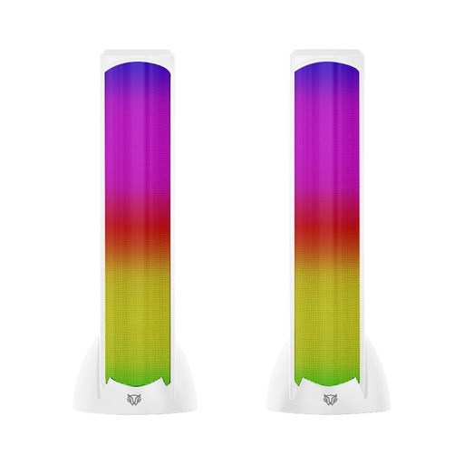 [ACC778728] Bocina Gamer Balam Rush Para Computadora Glimm Tower BG575 Bluetooth Alámbrico/Inalámbrico 2.0 10W RMS 2 Piezas