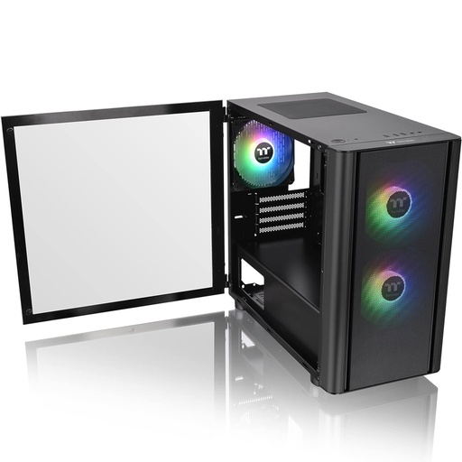 [CAB28309] Gabinete Thermaltake V150 Con Ventana Micro-Tower Micro ATX Mini-ITX USB 2.0 Sin Fuente 3 Ventiladores Instalados ARGB