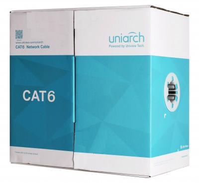 [SEC96775] Cableado utp cat6 100 mts. unv cab-6-cca forro pvc azul / 4 pares calibre 23 awg / 100  cobre / uso interior -