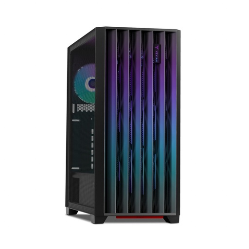 [CAB28311] Gabinete Yeyian Phoenix Con Ventana De Malla Midi-Tower ATX/Micro-ATX/Mini-ITX USB 3.2 Sin Fuente 4 Ventiladores ARGB Instalados