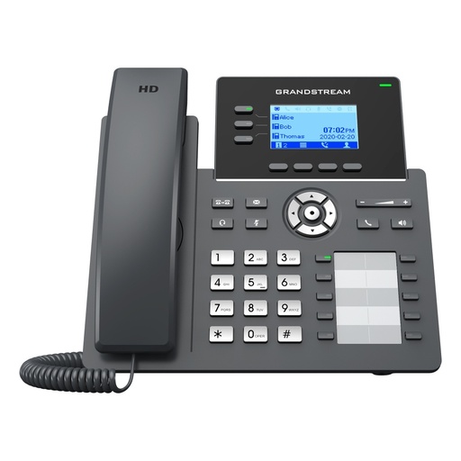 [TEL251] Telefono ip 2 puertos de red gigabit, pantalla lcd retroiluminada de 132x64, 10 teclas blf configurables, gestion y aprovisionam