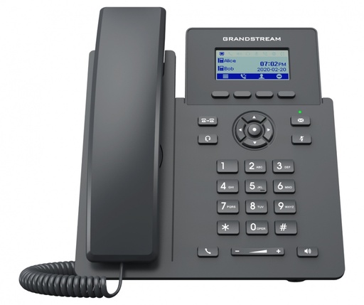 [TEL287] Telfono ip con 2 puertos fastethernet, gestion y aprovisionamiento desde la nube con gdms, soporte de electronic hook switch (eh