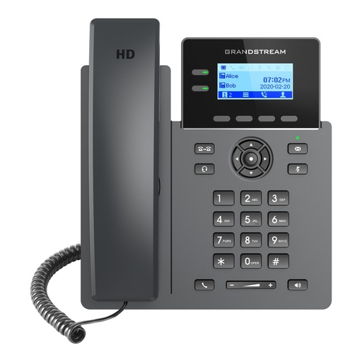 [TEL288] Teléfono IP GrandStream GRP2602P 4 Cuentas SIP 4 Teclas Inteligentes PoE