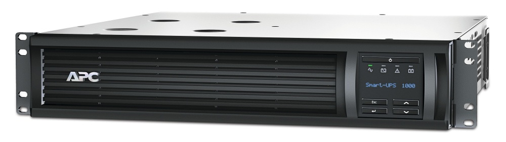 No Break APC SMT1000RM2UC Línea Interactiva 700W 1000VA Entrada 75-154V Salida 110-127V 6 Contactos