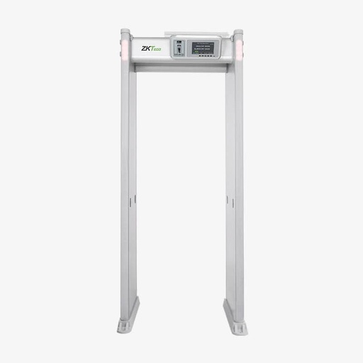 [POW53764] ZKTeco Detector de Metal de Piso ZK-D4330, para Cuerpo Completo con Pantalla HD