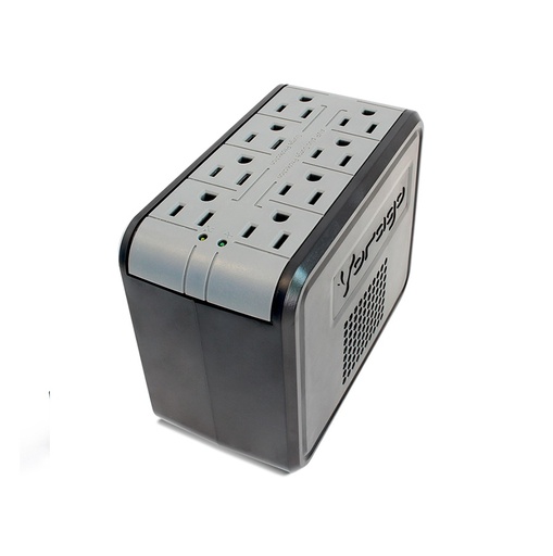 [POW1] Regulador vorago 1000va 8 contactos c/supr. picos negro/blanco avr-100