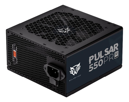 [POW53768] Fuente de poder balam rush br-937726 pulsar 550pr 550w 80 plus white vent 120mm negro