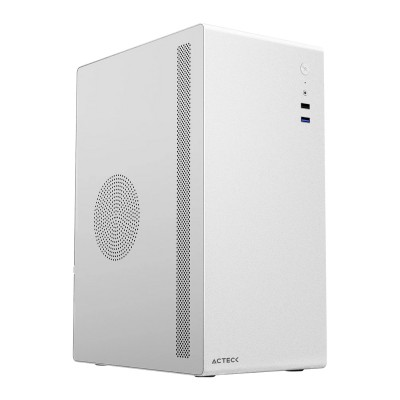 [CAB28324] Gabinete Acteck Neuss Plus GI707 450W Mini-Tower Micro-ATX/ITX USB 2.0/3.0 Blanco