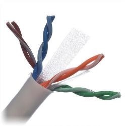 [NET30014] Cable utp cat6 belden 2412 009a1000 forro pvc blanco cmr 4 pares 350 mhz calibre 23awg 100% cobre uso interior especial para instalaciones seguridad, cctv, video,datos,redes ethernet certificable bobina 1000 pies 305 metros