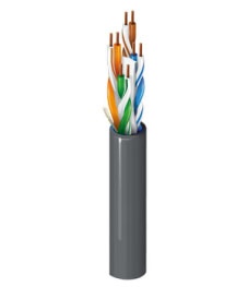 [NET30016] Cable utp cat6 belden 2412 010a1000 forro pvc negro cmr 4 pares 350 mhz calibre 23 awg 100% cobre uso interior especial para instalaciones seguridad,cctv,video,datos,redes ethernet certificable bobina 1000 pies 305 metros