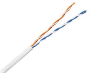[NET30029] Cable utp enson 12141w305 4c/24 color blanco serie pro-ii 100% cobre ideal para instalaciones de cctv analogico (video y alimentación) no recomendado para su uso en video ip ni soluciones de redes, instalación en interiores **solo cuenta con 2 pares