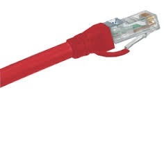 [NET30079] Patchcord utp cat6 belden c601102007 forro pvc rojo cmr-riser 4 pares caliibre conductor 24 awg 100% cobre uso interior partes relacionadas: conectores modulares cat6 patch panel cat6 longitud 7 pies 2.1 metros 