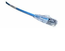 [NET30088] Patch cord utp cat6a belden cad1106007 forro pvc azul cmr-riser 4 pares calibre conductor 28 awg diámetro reducido cobre estañado multifilar uso interior partes relacionadas:conectores modulares cat6a patch panel cat6a longitud 7 pies 2.1 metros
