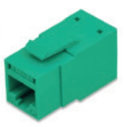 [ACC778851] Conector modular jack rj45 cat6a revconnect belden rvamjkugn-s1 estilo keyconnect verde compatible con faceplate ax102660,ax102655,ax102249 esquema de cableado t568a/b herramienta compatible rvutt01 uso interior calibre del conductor 23-24 awg