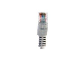 [NET30097] Patchcord utp cat5e enson p5e30 serie eco calibre 24 awg cca de 3 metros forro pvc color gris para uso en interiores para conectar equipos a redes base 10,100