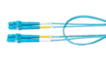 [NET30124] Jumper de fibra optica belden fp3ldld002m forro pvc color aqua flamabilidad ofnr riser tipo de fibra multimodo om3 50/125 micras conectores lc duplex - lc duplex longitud 2 metros aplicaciones adecuadas centros de datos salas de equipos principales salas de telecomunicaciones y áreas de trabajo uso interior 