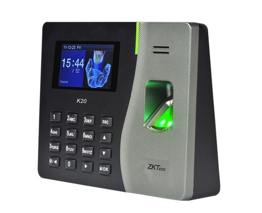 [SEC97022] Terminal de asistencia checador autonomo  k20+v3  zkteco  verificación de huella  3,000 huellas / 50,000 eventos  tecnologia ssr