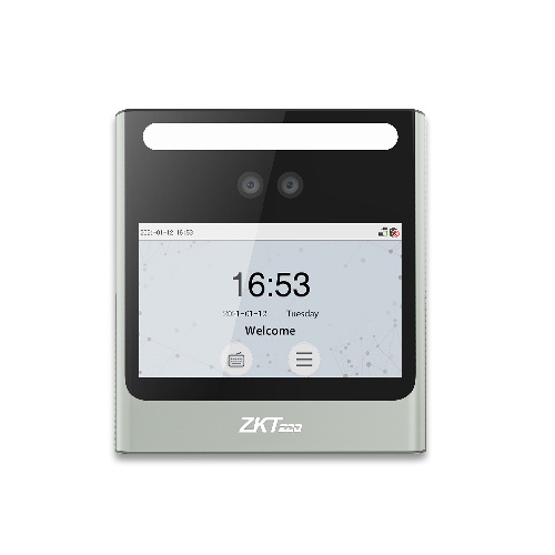 [SEC97066] ZKTeco Lector Reconocimiento Facial EFACE10, ADMS, Negro