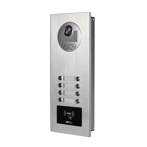 [MNS38195] Videoportero Departamental Para 8 Monitores Zkteco VE08A01 Cámara de 700TVL 