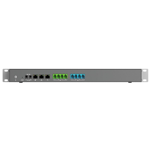 [TEL104178] Conmutador ip grandstream ucm6304 4 (fxo)+ 4 (fxs) 2500 extensiones sip 350 llamadas simultaneas 3 puerto gigabit montaje en rack y escritorio compatible con gdms remote connet wave