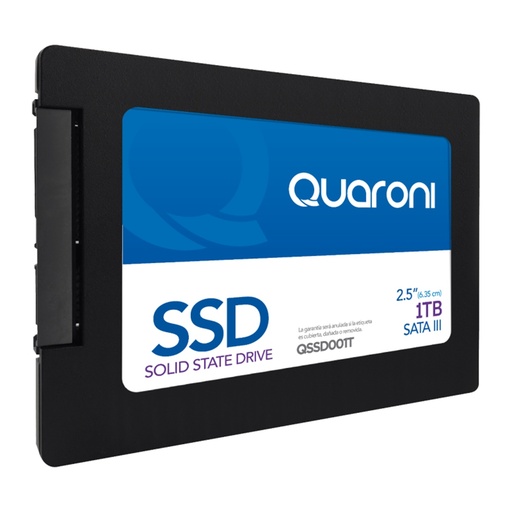 [SNR87742] Unidad De Estado Solido SSD Quaroni QSSD001T 1TB SATA III 2.5" 7mm