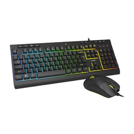 [KNM182024] Teclado acteck aurean pro ta477g alambrico usb multimedia iluminacion rgb
