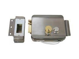 [SEC97109] Cerradura electromecanica axceze ax-lockl  orientacion izquierda instalacion  sobre poner  apertura interna por boton fabricada en acero