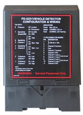 [SEC97118] Detector de masa axceze ax-loop24 sensor de doble canal, cuenta con 2 salidas de relevador n.o. alimentación 110vca compatible con la mayoría de las barreras del mercado ***necesita loop 
