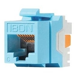 [NET30206] Conector modular jack rj45 cat6a belden ax102288 estilo keyconnect azul claro compatible con faceplate ax102660,ax102655,ax102249 patch panel modular ax103114,ax103115,ax104599 esquema de cableado t568a/b herramienta compatible ax100749 uso interior calibre del conductor 22-24 awg