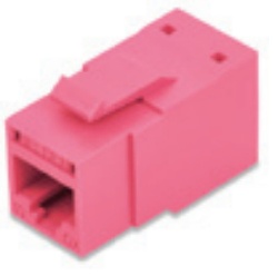[NET30213] Conector modular jack rj45 cat6a revconnect belden rvamjkutr-s1 estilo keyconnect rojo  claro compatible con faceplate ax102660,ax102655,ax102249 esquema de cableado t568a/b herramienta compatible rvutt01 uso interior calibre del conductor 23-24 awg