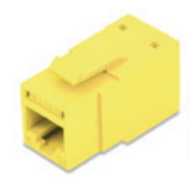 [NET30214] Conector modular jack rj45 cat6a revconnect belden rvamjkuyl-s1 estilo keyconnect amarillo compatible con faceplate ax102660,ax102655,ax102249 esquema de cableado t568a/b herramienta compatible rvutt01 uso interior calibre del conductor 23-24 awg