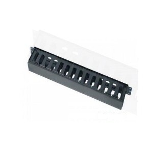 [NET30218] Organizador horizontal frontal para rack enson ens-cm14 1ur con peines de policarbonato tapa removible y abatible para mayor proteccion y mejor acceso cumple con norma eia