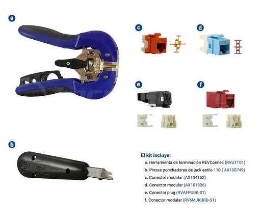 [NET30267] Kit de herramientas para certificacion belden bel-toolskit incluye lo necesario para practica modulo de instalacion