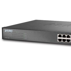 [NET30305] Switch no administrable / planet fnsw-1601 / 16 puertos rj45 / velocidad de transmisión 10/100 mbps / dip switch (estándar, vlan, control de flujo, ampliar distancia) / montaje en rack / autonegociación de puertos / 13w de consumo.