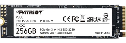 [SNR69731] SSD Patriot P300 256GB PCI Express 3.0 x4 M.2