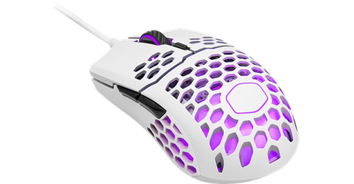 [KNM180001] Mouse Gamer Cooler Master Óptico MM711 Alámbrico USB 16.000DPI Blanco Mate