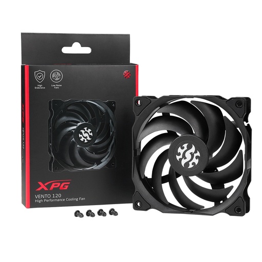 [CAB27033] Ventilador Para Gabinete XPG VENTO120-BKCWW 120mm 1200RMP