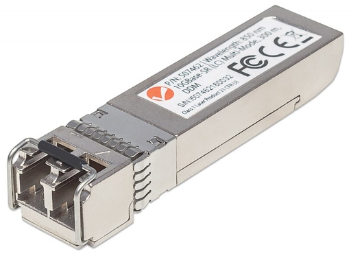 [NET30348] Intellinet 507462 - módulo transceptor sfp+ 10 gigabit de fibra óptica puerto multi-modo 10gbase-sr (lc), 300 m (984 ft.)