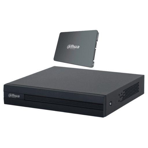 [SEC97500] Grabador Dahua DVR De 4 Canales 1080p Lite Con disco SSD 512GB Especial Para Videovigilancia
