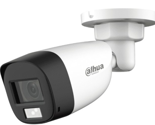 [SEC97515] Dahua hac-hfw1500cl-il-a - camara bullet de 5 megapixeles/ iluminación dual inteligente + fullcolor/ lente de 2.8mm/ 106 grados de apertura/ 20 metros de ir y luz visible/ micrófono integrado/ ip67/ soporta:  cvi/cvbs/ahd/tvi/ #lonuevo