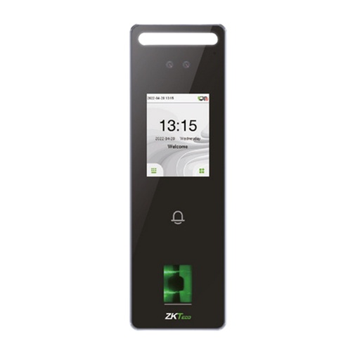 [SEC97516] Control de Acceso y Asistencia Biométrico ZKTeco SPEEDFACE-V3L, 3000 Usuarios Huellas 500 Rostros Wiegand RS485