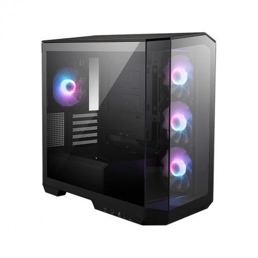 [CAB28421] Gabinete MSI MAG PANO M100R PZ con Ventana ARGB Micro-Tower Micro-ATX/ITX USB 3.2 sin Fuente Con 4 Ventiladores ARGB 