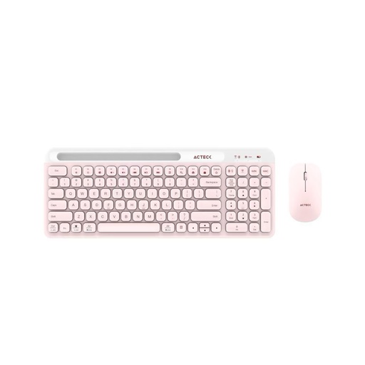 [KNM182065] Kit de Teclado y Mouse Acteck Creator Virtuos Silk MK720 Bluetooth Color Rosa
