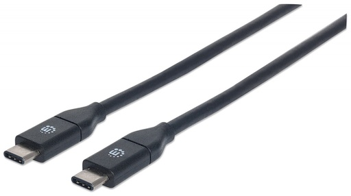[ACC697025] Cable usb tipo c manhattan m-m 50 cm negro v3.1 gen2 354899