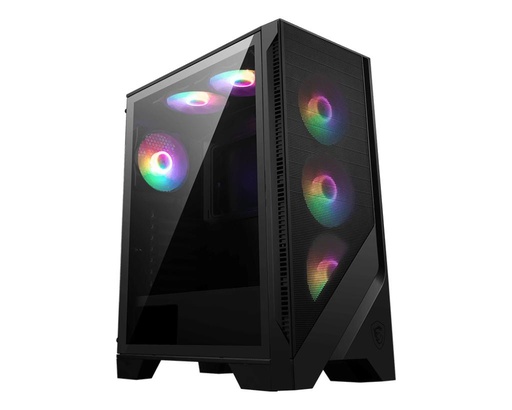 [GAB591117-ALX] Gabinete MSI MAG FORGE 120A AIRFLOW Con Ventana RGB Midi-Tower ATX/Micro-ATX/Mini-ITX USB 3.2 Sin Fuente 6 Ventiladores RGB Instalados