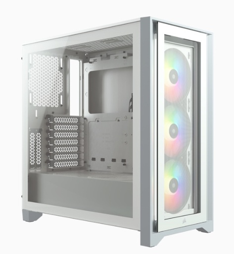 [CAB27054] Gabinete Corsair iCUE 4000X RGB Con Ventana Midi-Tower ATX USB 3.0 Sin Fuente