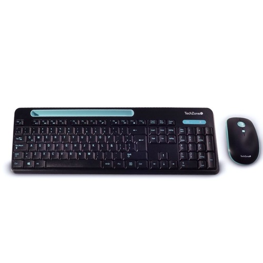 [KNM180097] Kit de teclado y mouse inalambrico tz20comb02-ina 105, teclas con soporte para dispositivo movil hasta 9 pulgadas