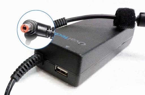 [COM30191] Adaptador para computadora portátil ovaltech 20v/4.5ah c/blister + usb -