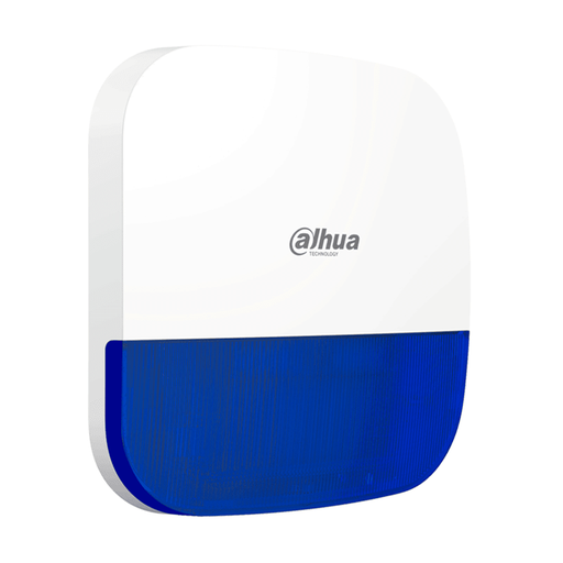 [SEC97577] Sirena Con Estrobo Dahua DHI-ARA13-W2 110db Múltiples Sonidos De Alarma